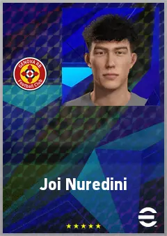 Joi Nuredini eFootball 2026 player card, 64 OVR CF