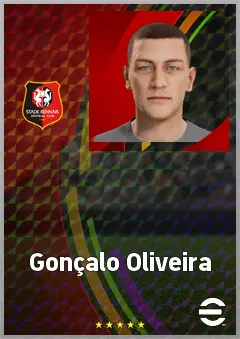 Gonçalo Oliveira eFootball 2026 player card, 63 OVR CB