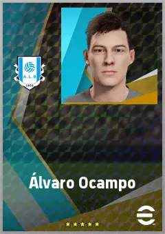 Álvaro Ocampo eFootball 2026 player card, 66 OVR CB