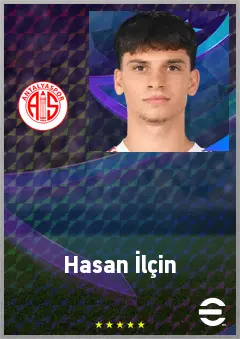 Hasan İlçin eFootball 2026 player card, 63 OVR CMF
