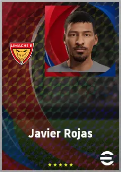 Javier Rojas eFootball 2026 player card, 63 OVR LB