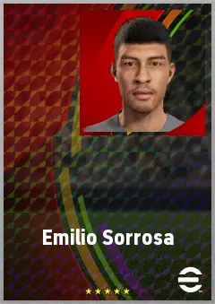 Emilio Sorrosa eFootball 2026 player card, 60 OVR CMF