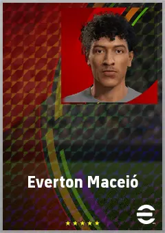 Everton Maceió eFootball 2026 player card, 68 OVR LWF