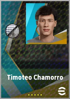 Timoteo Chamorro eFootball 2026 player card, 64 OVR RB