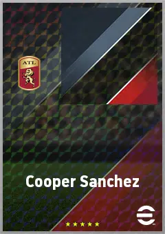 Cooper Sanchez eFootball 2026 player card, 64 OVR CMF