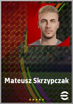 Mateusz Skrzypczak eFootball 2026 player card, 69 OVR CB