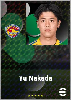 Nakada Yu eFootball 2026 player card, 63 OVR CF