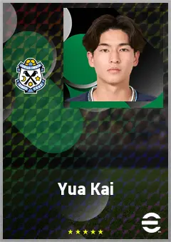 Kai Yua eFootball 2026 player card, 61 OVR CB