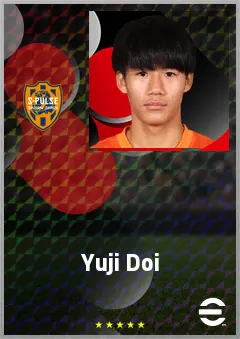 Doi Yuji eFootball 2026 player card, 60 OVR AMF