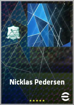 Nicklas Pedersen eFootball 2026 player card, 60 OVR AMF