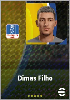 Dimas Filho eFootball 2026 player card, 64 OVR AMF