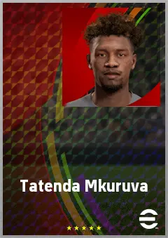 Tatenda Mkuruva eFootball 2026 player card, 67 OVR GK