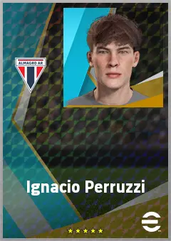 Ignacio Perruzzi eFootball 2026 player card, 72 OVR DMF