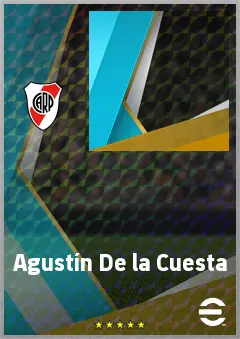 Agustín De la Cuesta eFootball 2026 player card, 64 OVR DMF