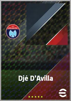 Djé D'Avilla eFootball 2026 player card, 71 OVR DMF