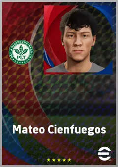 Mateo Cienfuegos eFootball 2026 player card, 63 OVR CB