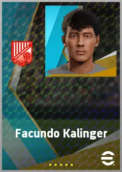 Facundo Kalinger eFootball 2026 player card, 64 OVR LWF