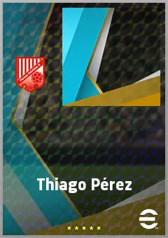 Thiago Pérez eFootball 2026 player card, 64 OVR CMF