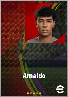Arnaldo eFootball 2026 player card, 65 OVR RMF