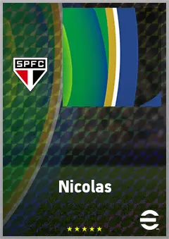 Nicolas eFootball 2026 player card, 65 OVR LB