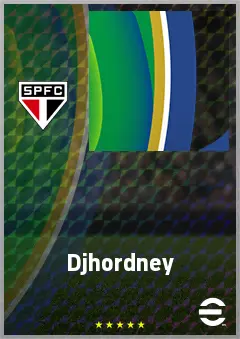 Djhordney eFootball 2026 player card, 66 OVR CMF