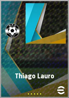 Thiago Lauro eFootball 2026 player card, 64 OVR DMF