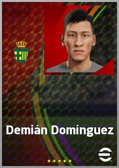 Demián Domínguez eFootball 2026 player card, 65 OVR LB