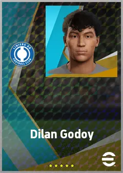 Dilan Godoy eFootball 2026 player card, 70 OVR CF