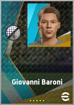 Giovanni Baroni eFootball 2026 player card, 71 OVR AMF