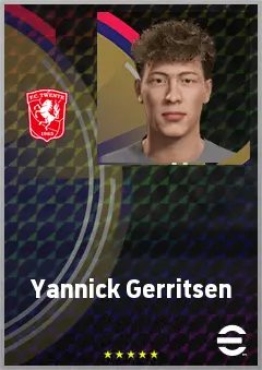 Yannick Gerritsen eFootball 2026 player card, 62 OVR GK