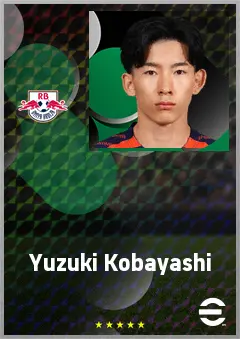 Kobayashi Yuzuki eFootball 2026 player card, 60 OVR AMF