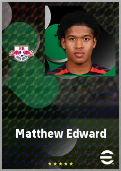 Edward Matthew eFootball 2026 player card, 60 OVR DMF