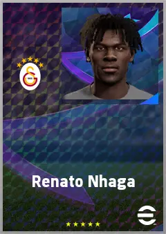 Renato Nhaga eFootball 2026 player card, 69 OVR CMF