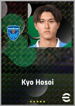 Hosoi Kyo eFootball 2026 player card, 65 OVR CB