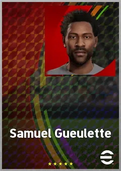 Samuel Gueulette eFootball 2026 player card, 65 OVR DMF