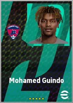 Mohamed Guindo eFootball 2026 player card, 67 OVR CF