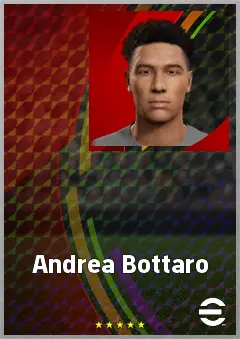 Andrea Bottaro eFootball 2026 player card, 62 OVR CB