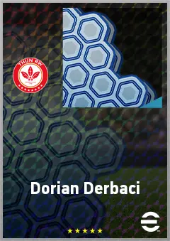 Dorian Derbaci eFootball 2026 player card, 63 OVR CMF