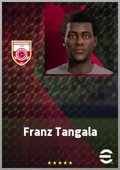 Franz Tangala eFootball 2026 player card, 63 OVR CB