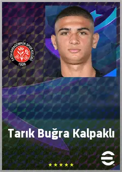 Tarık Buğra Kalpaklı eFootball 2026 player card, 61 OVR RWF