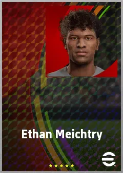Ethan Meichtry eFootball 2026 player card, 69 OVR CMF