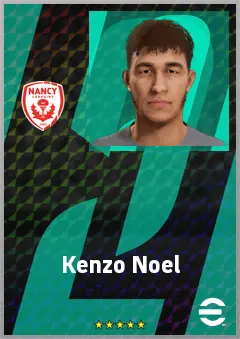 Kenzo Noel eFootball 2026 player card, 60 OVR GK