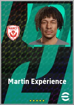 Martin Expérience eFootball 2026 player card, 67 OVR LB