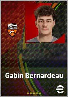 Gabin Bernardeau eFootball 2026 player card, 67 OVR AMF