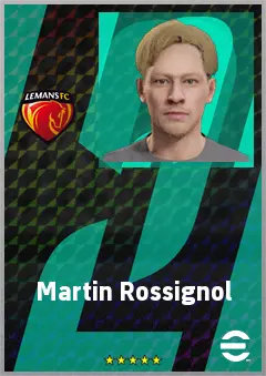 Martin Rossignol eFootball 2026 player card, 65 OVR CMF