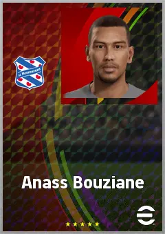 Anass Bouziane eFootball 2026 player card, 60 OVR CMF