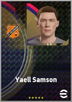 Yaell Samson eFootball 2026 player card, 62 OVR GK