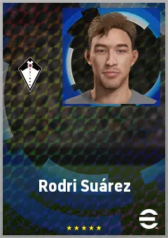 Rodri Suárez eFootball 2026 player card, 67 OVR CB