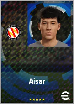 Aisar eFootball 2026 player card, 67 OVR RMF