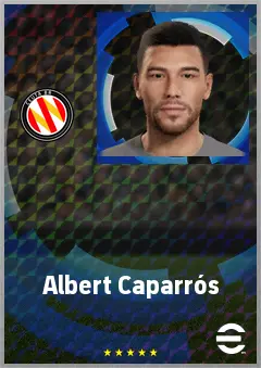 Albert Caparrós eFootball 2026 player card, 65 OVR CB